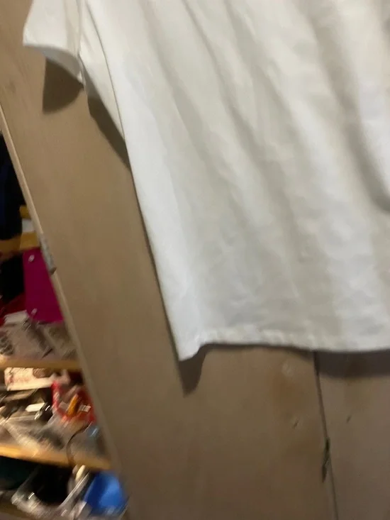 Nike White Crew Tee with black  Logo - Picture 4 of 4